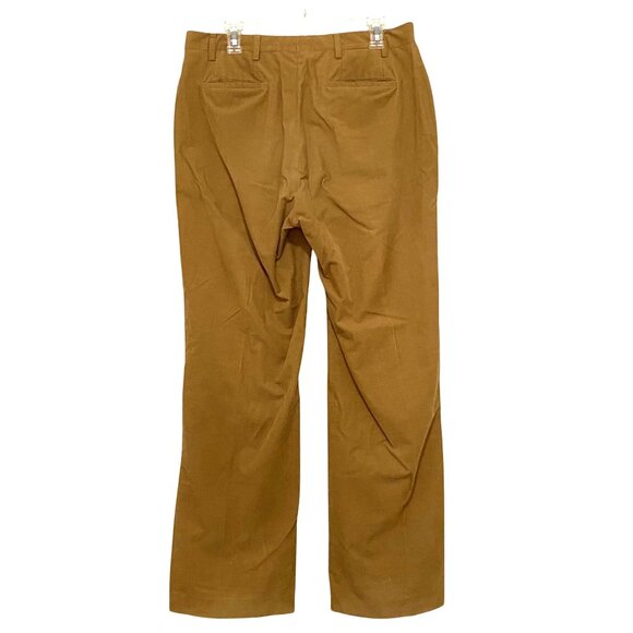 Banana Republic Womens Corduroy Pants 34 L Tan Academia Preppy Made in Italy - Picture 4 of 6